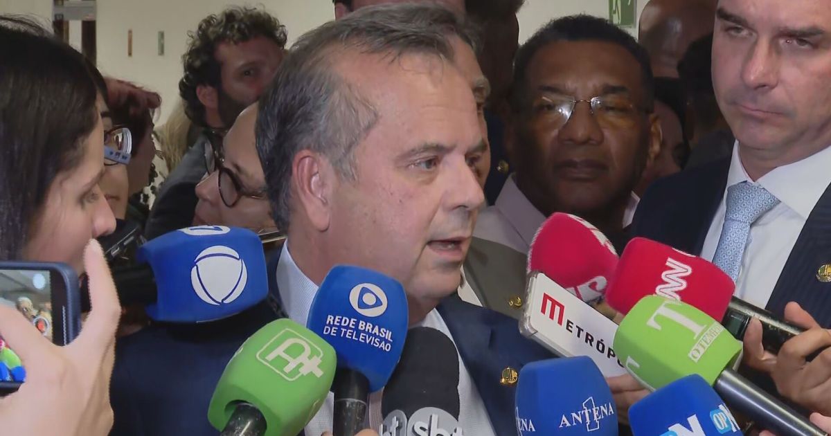 O senador Rogério Marinho (PL-RN), líder da oposição no Senado