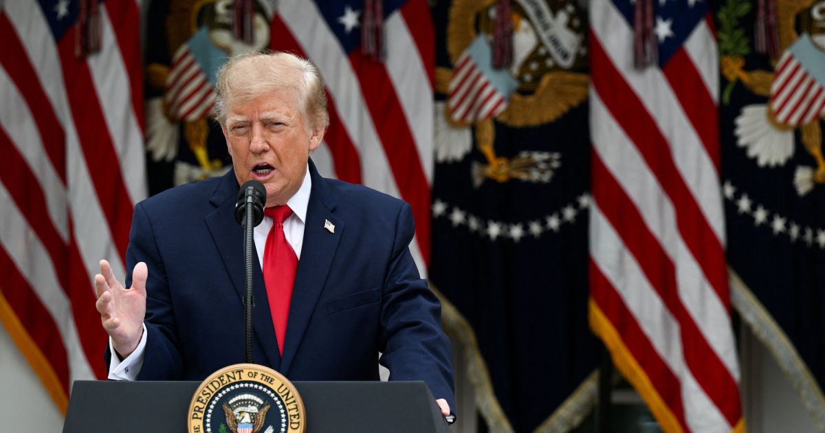 Presidente dos EUA, Donald Trump, em Washington