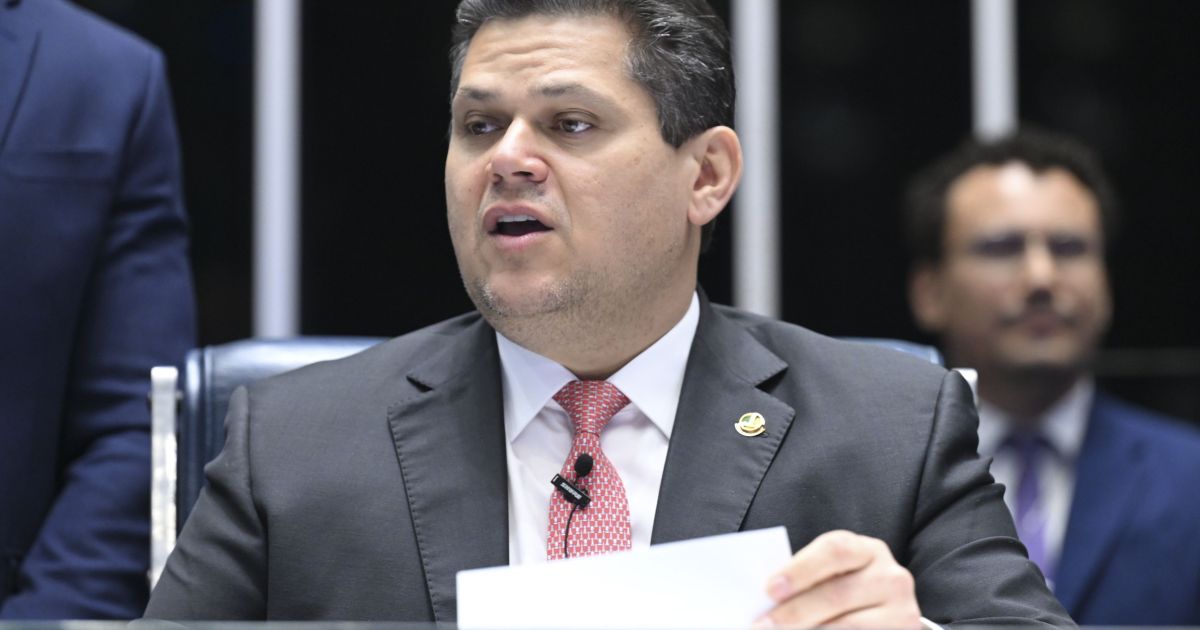 Presidente do Senado, Davi Alcolumbre (União-AP)