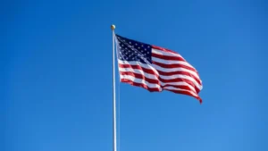 Fachada da embaixada dos Estados Unidos