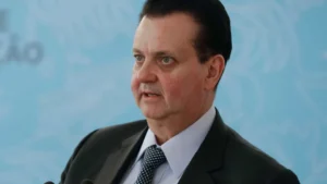 Gilberto Kassab durante evento político