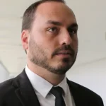 Urna eletrônica em seção de votação durante as eleições no Brasil
