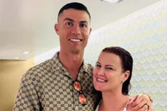 Cristiano Ronaldo em partida pela seleção de Portugal