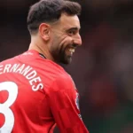 O meia Bruno Fernandes em partida pela seleção portuguesa
