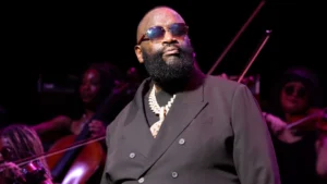 Rapper Rick Ross em evento público