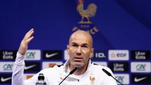 Zinédine Zidane em entrevista coletiva