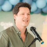 Governador Daniel Vilela em ato político