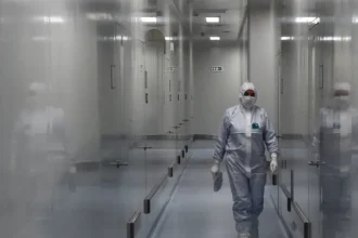 Laboratório de pesquisa científica na Rússia