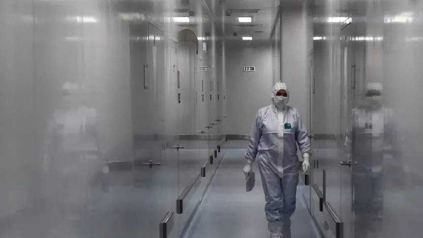 Laboratório de pesquisa científica na Rússia