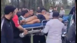 Campo de futebol amador na Argentina