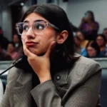 Eduarda Campopiano em evento político