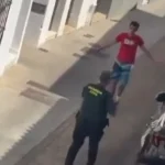 Viatura policial em operação urbana na Espanha